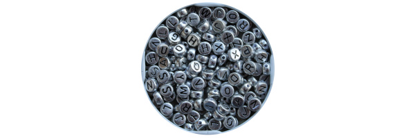 Buchstaben - Perlen