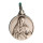 Skapulier - Medaille, echt versilbert, 925er, 1,4 cm