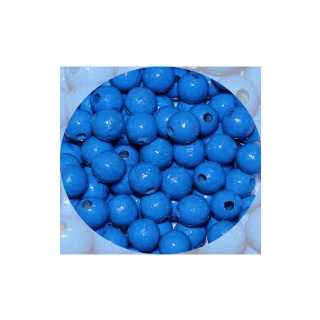 Holzperlen 5 mm  ( 1000 Stück ) blau