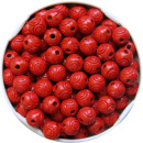 Rosen - Perlen 8 mm rot 60 Stück