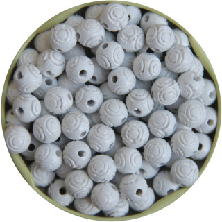 Rosen - Perlen 10 mm weiß 300 Stück