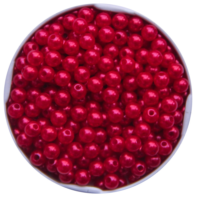 6 mm Durchmesser rot KnorrPrandell 6092152 Wachsperlen