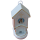 Weihwasserbecken, Porzellan, "Muttergottes" 16 cm, weißes Dach