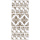 Ziersticker goldfarben"verzierte Ecken" 23 x 10 cm
