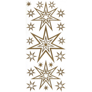 Ziersticker "Sterne" 23 x 10 cm