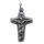 Metallkreuz " Jesus + Maria ", silberfarben, 2,0 cm, mit Ring