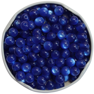 Perlmutt-Imitation Perlen 7 mm, dunkelblau ( 300 Stück )
