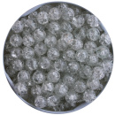 Crackle - Glasperlen 8 mm, kristall ( 300 Stück )