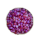 Glasperlen rot violett 6 mm, "Orchidee" ( 1000 St&uuml;ck )