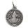 Benediktus - Medaille, silberfarben, mit Ring, 1,3 cm