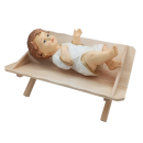 Jesuskind, liegend, 20 cm,  f&uuml;r Krippe