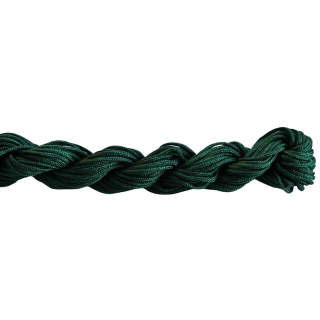 Kordel dunkelgrün, 10 m lang, Stärke ca. 1,1 mm