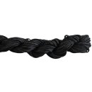 Kordel schwarz, 10 m lang, Stärke ca. 1,1 mm