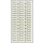 Ziersticker goldfarben  "Danke" 23 x 10 cm