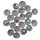 Glasschliffperlen 8 mm, kristall ( 60 Stück )