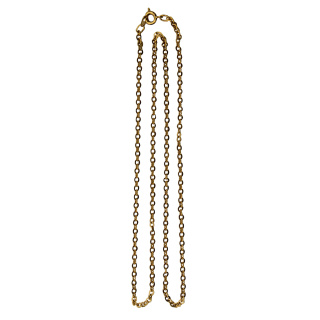 Halskette, goldfarben, 50 cm, mit Verschluß