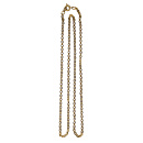Halskette, goldfarben, 60 cm, mit Verschluß