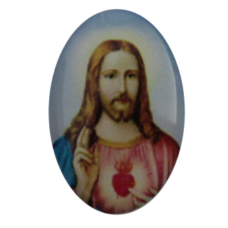 Sticker für Herzstücke und Medaillen, Herz Jesu 12 x 18 mm