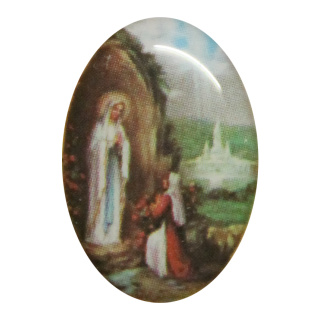 Sticker für Herzstücke und Medaillen, Lourdes, 12 x 18 mm