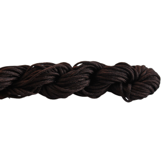 Kordel dunkelbraun, 24 m lang, Stärke ca. 0,7 mm
