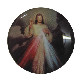 Sticker für Schlüsselanhänger, "barmherziger Heiland", 18 mm rund