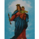 Aufkleber 2x3 cm, 18 Stk./Bogen, "Maria Königin"