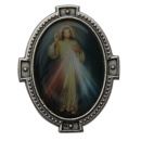 Autoplakette Barmherziger Jesus, magnetisch, 4,2 cm