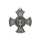 Metallkreuz, Prager Jesulein, keltisches Kreuz, 3 cm, silberfarben