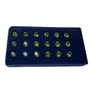 Swarovski-Chatons 4mm, olive, 18 Stk.