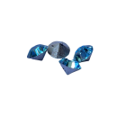 Swarovski-Chatons 4mm, aquamarin, 18 Stk.