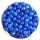 Glasperlen 8 mm, dunkelblau ( 60 Stück )