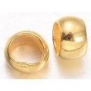 Quetschperlen, goldfarben 1,8/ 2,5 mm, 100 Stk.