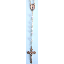 Rosenkranz,Glasperlen, 5 Ges&auml;tze, kristall
