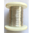 Draht, St&auml;rke 0,8 mm, silberfarben, 1 kg Spule