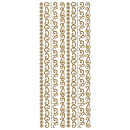 Ziersticker "verschiedene Borten" 23 x 10 cm,...