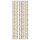 Ziersticker "verschiedene Borten" 23 x 10 cm, matt gold