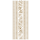 Ziersticker "verschiedene Borten und Ecken" 23 x 10 cm, matt gold