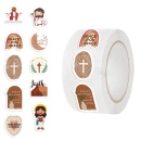 500 christliche Sticker, 10 verschiedene Motive, ca. 2,5...