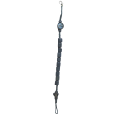 blauer Armband-Rosenkranz aus Holzperlen