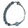 blauer Armband-Rosenkranz aus Holzperlen