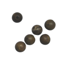 Perlen aus echtem Sandel-Holz, 6mm, 60 St&uuml;ck