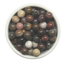 Versteinerte Holzperlen, 6mm, 300 St&uuml;ck
