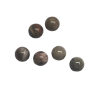 Versteinerte Holzperlen, 8mm, 60 St&uuml;ck