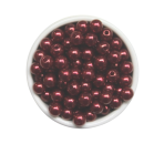 Wachsperlen 6 mm, rostrot, 1000 St&uuml;ck