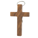 Olivenholzkreuz mit Ring, 7,2 cm