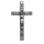 Jerusalemkreuz, 4 cm, silberfarben