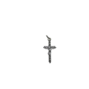 Balkenkreuz, 2,5 cm, silberfarben