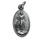 Medaille barmherziger Jesus, 18 mm , silberfarben