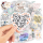 64 Sticker mit Bibelversen, verschiedene Motive, 4-7 cm, Aufkleber