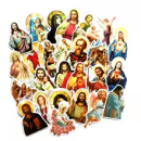 63 Sticker Jesus,Muttergottes, Heilige, verschiedene...